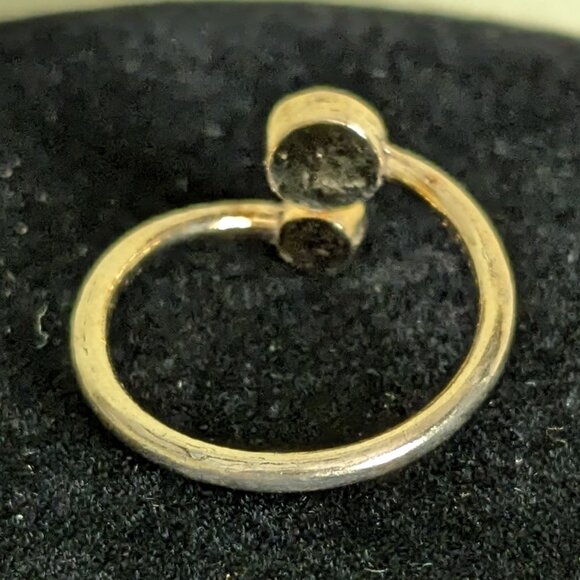 Alex and Ani November Birthstone Wrap Ring Swarovski Crystals Size 7 Marked 925 - Picture 3 of 7